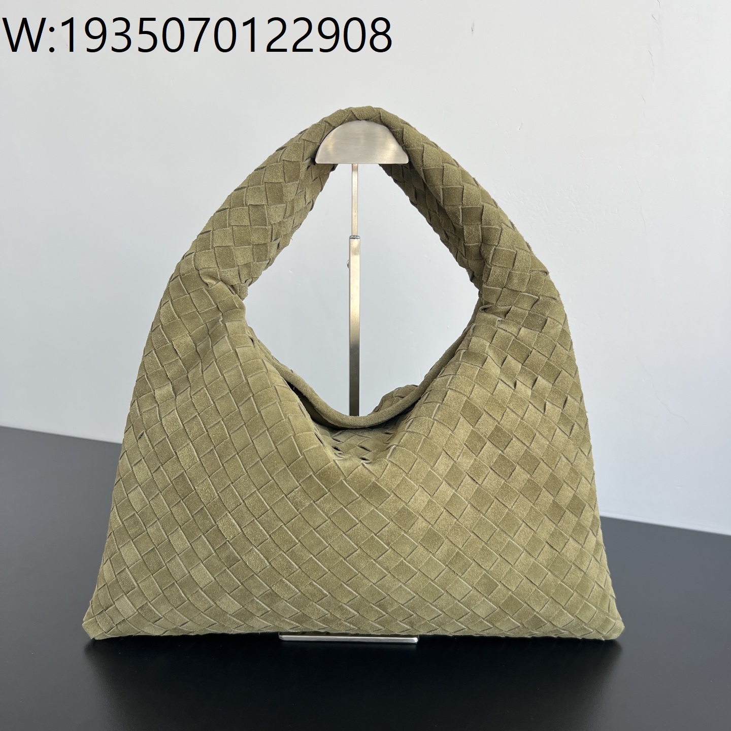 징 팩토리 보테가베네타 미디엄 홉 796262 46*21*10cm 스웨이드 카키