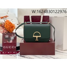 [JHL] 구찌 시에나 스몰 숄더백  846705 22.5*14*8cm 다크 그린