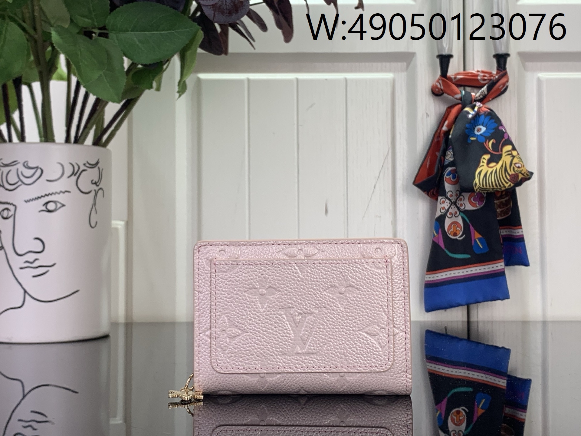 [88factory] 루이비통 포르투포유 클레어 스노우위펄 M27072 11*8.5*3.5cm 핑크