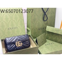 [JHL] 구찌 GG 마몽 마틀라세 슈퍼 미니백 블랙 476433 16.5cm