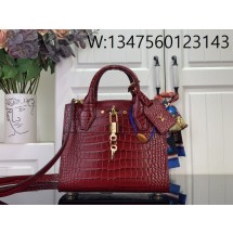 [88factory] 루이비통 LV 시티 스티머 미니백 M95846 21*20*11cm 레드 악어무늬