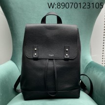 Pomegrante 생로랑 삭 드 주르 백팩 그레인 레더 블랙 480585 29*14*37.5cm