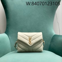 Pomegrante 생로랑 루루 미니 숄더백 467072 20*6*15cm 화이트 금장