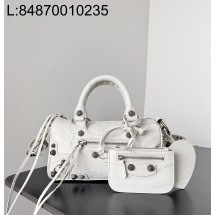 [dxg] 발렌시아가 르 카골 스몰 더플백 옵틱 화이트 20*14*12cm