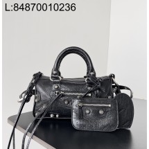 [dxg] 발렌시아가 르 카골 스몰 더플백 옵틱 블랙 20*14*12cm