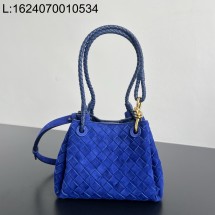 징 팩토리 보테가베네타 스몰 파라슈트 796569 21*17*16.5cm 블루 스웨이드