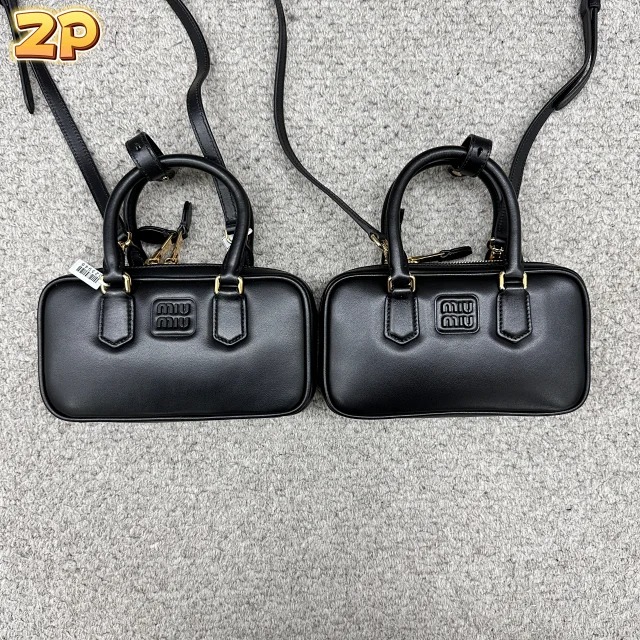 [윌리엄셀러] 미우미우 아르카디 가죽 백 5BB142 19*10*4cm 브라운 블랙 2컬러 웨이디안 주소 