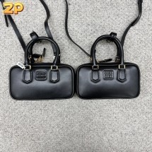 [윌리엄셀러] 미우미우 아르카디 가죽 백 5BB142 19*10*4cm 브라운 블랙 2컬러 웨이디안 주소 