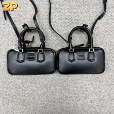 [윌리엄셀러] 미우미우 아르카디 가죽 백 5BB142 19*10*4cm 브라운 블랙 2컬러 웨이디안 주소 