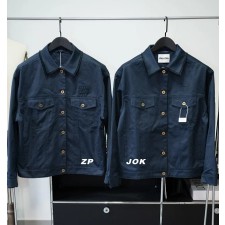 [조커셀러] 미우미우 카고 단추 자켓 네이비 웨이디안 주소 