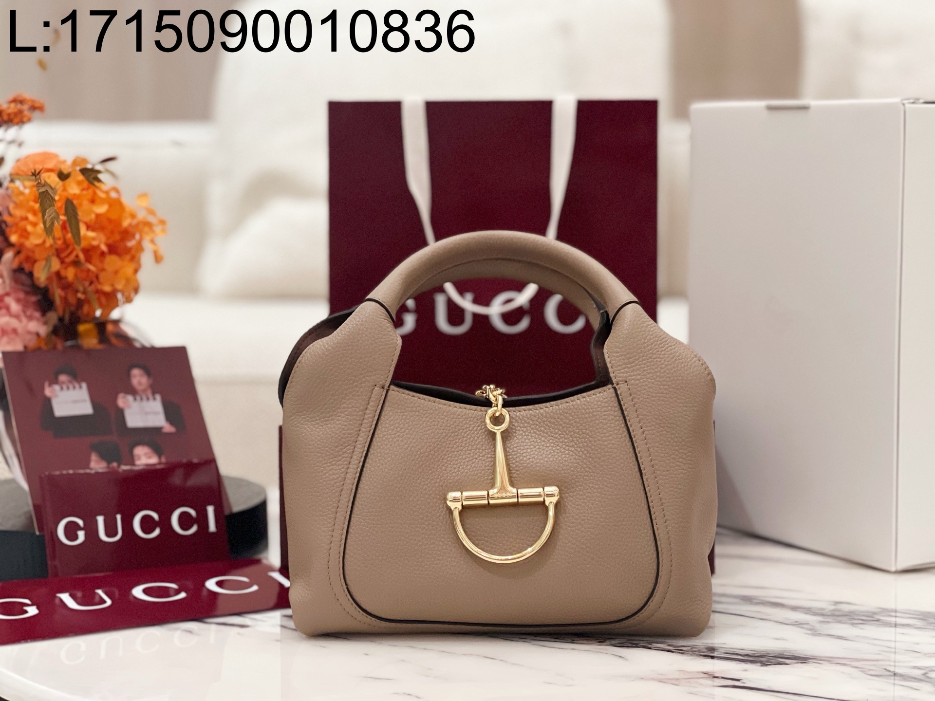 [JHL] 구구찌 소프트빗 미디움 탑 핸들 백 토프 837467 27.5*21*6cm