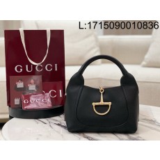 [JHL] 구구찌 소프트빗 미디움 탑 핸들 백 블랙 837467 27.5*21*6cm