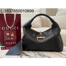 [JHL] 구구찌 소프트빗 맥시 숄더 백 블랙 837466 46*26*16cm