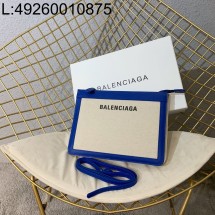 [dxg] 발렌시아가 캔버스 포쉐트 크로스백 26*19*5cm 블루