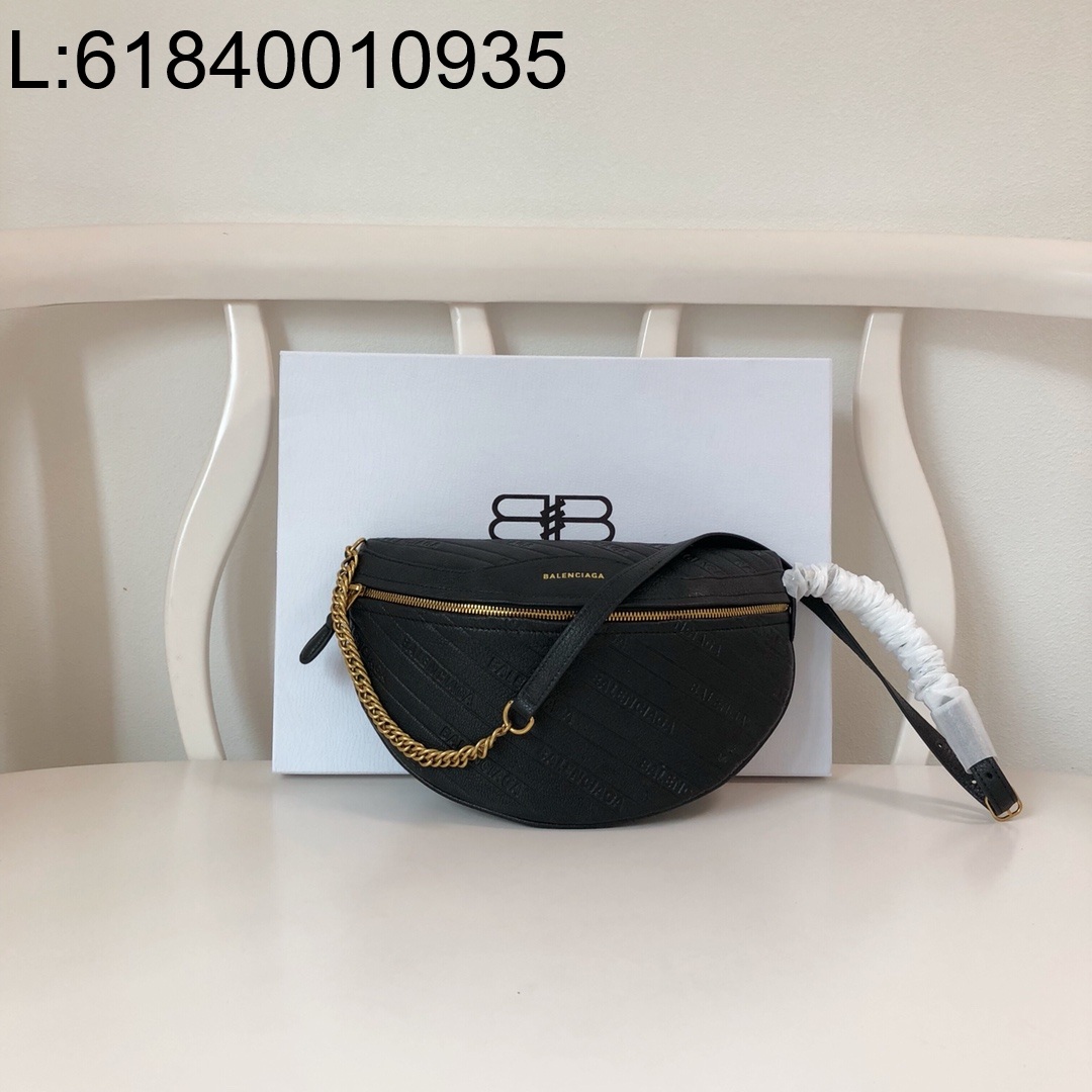 [dxg] 발렌시아가 수비니어 XS 여성 벨트백 크로스백 27*8*18cm블랙