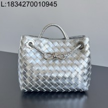 징 팩토리 보테가베네타 스몰 안디아모 743568 25*22*10.5cm 실버