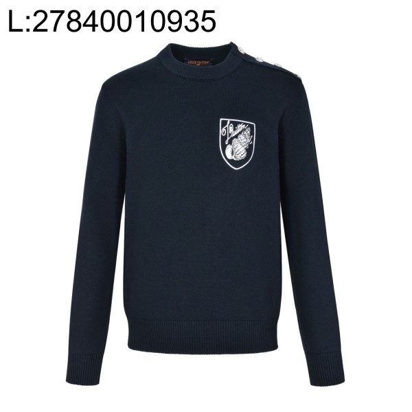 [잔디집2] 루이비통 어깨 단추 니트 네이비