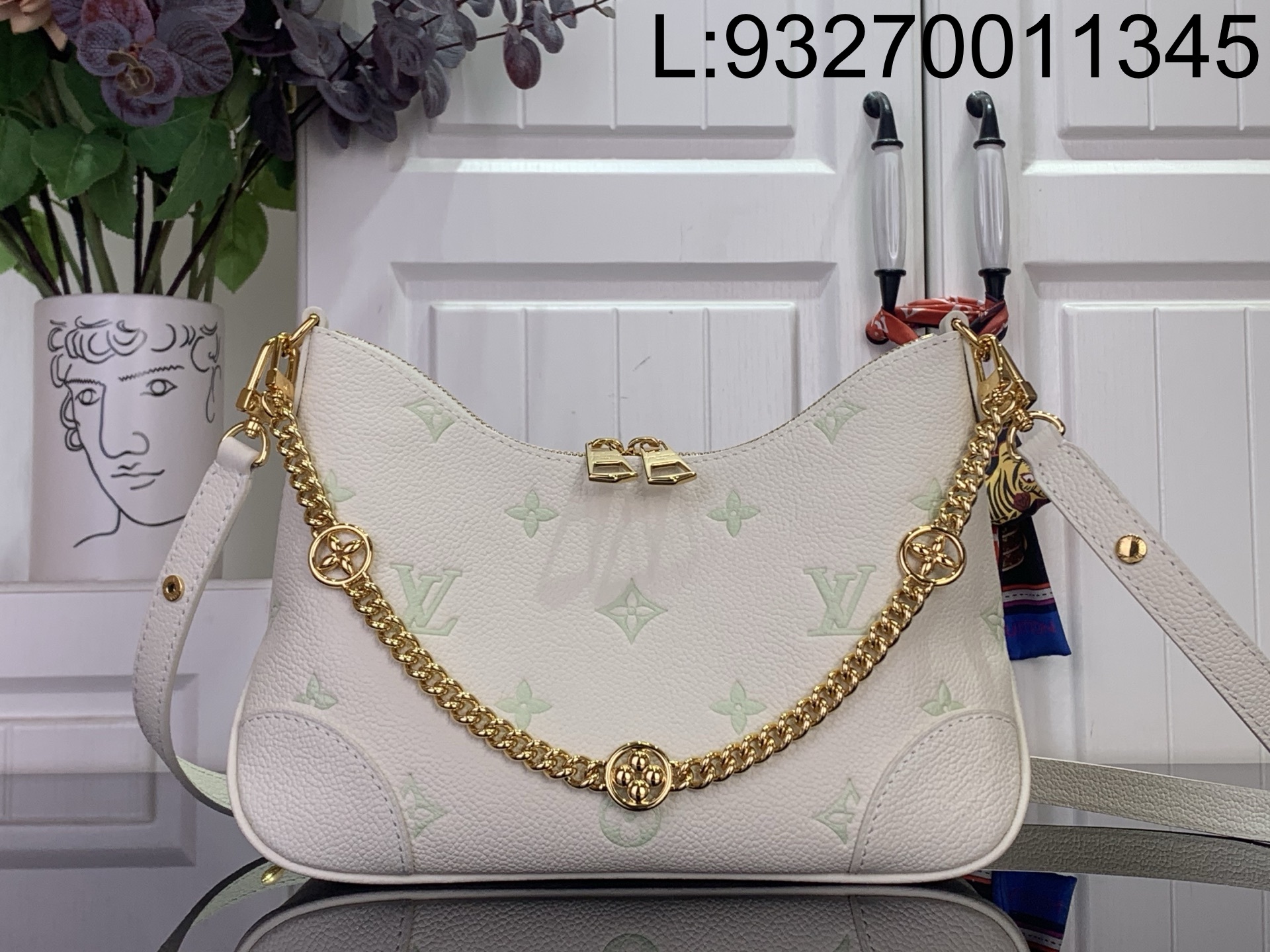 [88factory] 루이비통 불로뉴 M27571 26*16*9.5cm 아이보리 그린