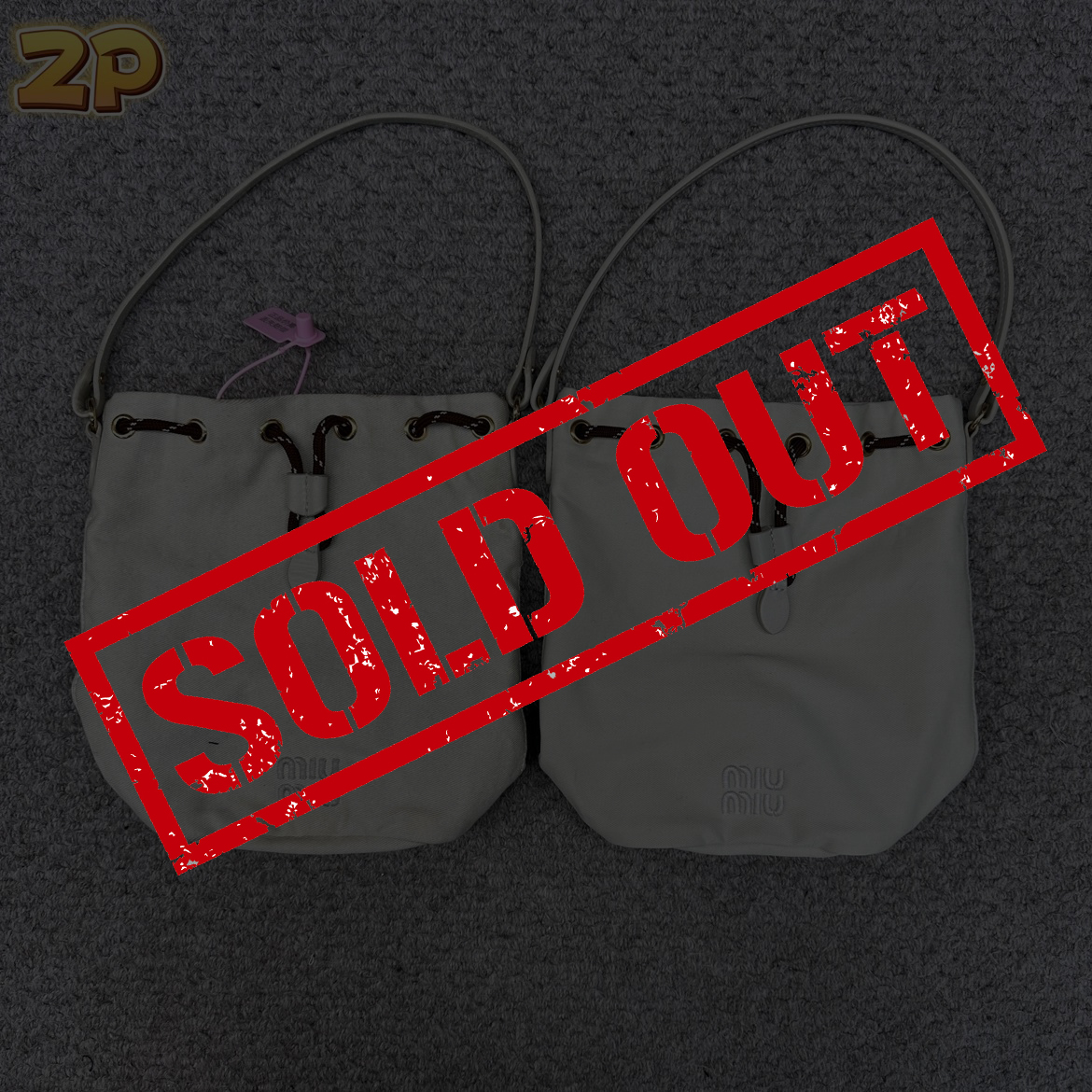 [윌리엄셀러] 미우미우 모노그램 자수 캔버스 버킷백 3컬러 웨이디안 주소  