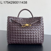 징 팩토리 보테가베네타 미디움 안디아모 743572 32.5*24*12cm 다크 바롤로