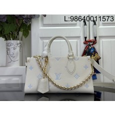 [88factory] 루이비통 온더고 이스트 웨스트 M27577 13*10*25cm 아이보리 블루