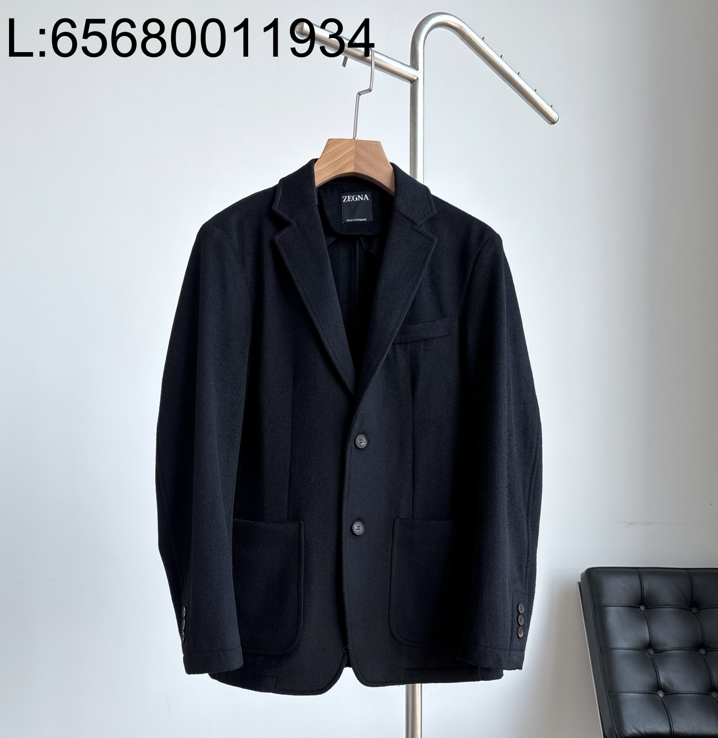 [GJ] 제냐 ZEGNA 캐쥬얼 캐시미어 양복 자켓 블랙