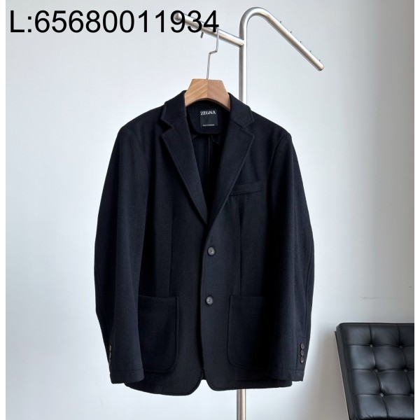 [GJ] 제냐 ZEGNA 캐쥬얼 캐시미어 양복 자켓 블랙