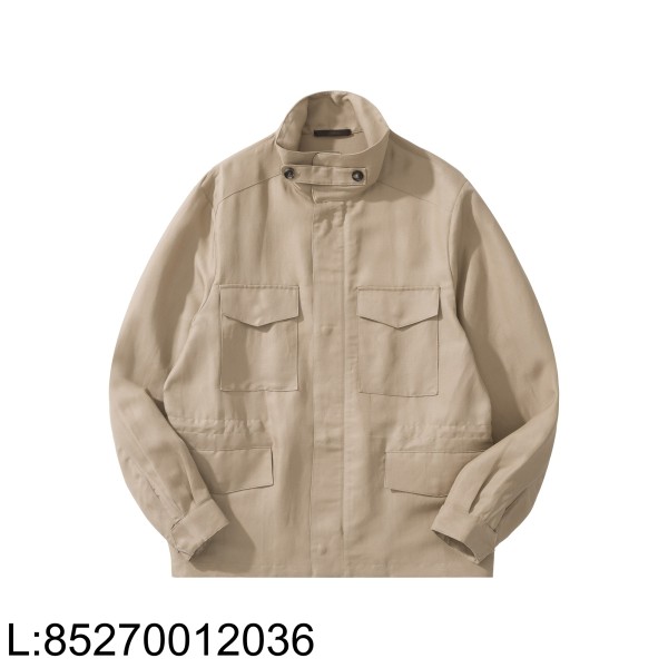 [흰] 로로피아나 clem 카고 자켓 카키