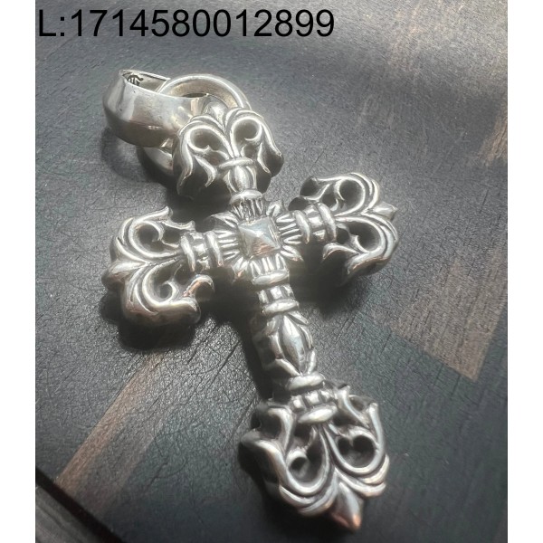 [auk셀러] 크롬하츠 화염 미디엄 십자가 펜던트