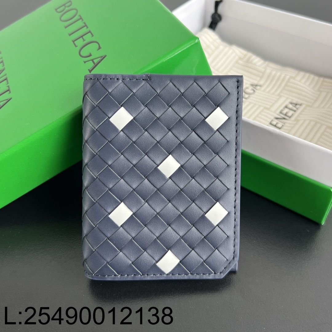 징 팩토리 보테가베네타 인트레치아토 피콜로 플랩 카드 케이스 카드지갑 아비스 화이트 796964 10.2*8.2*0.5cm