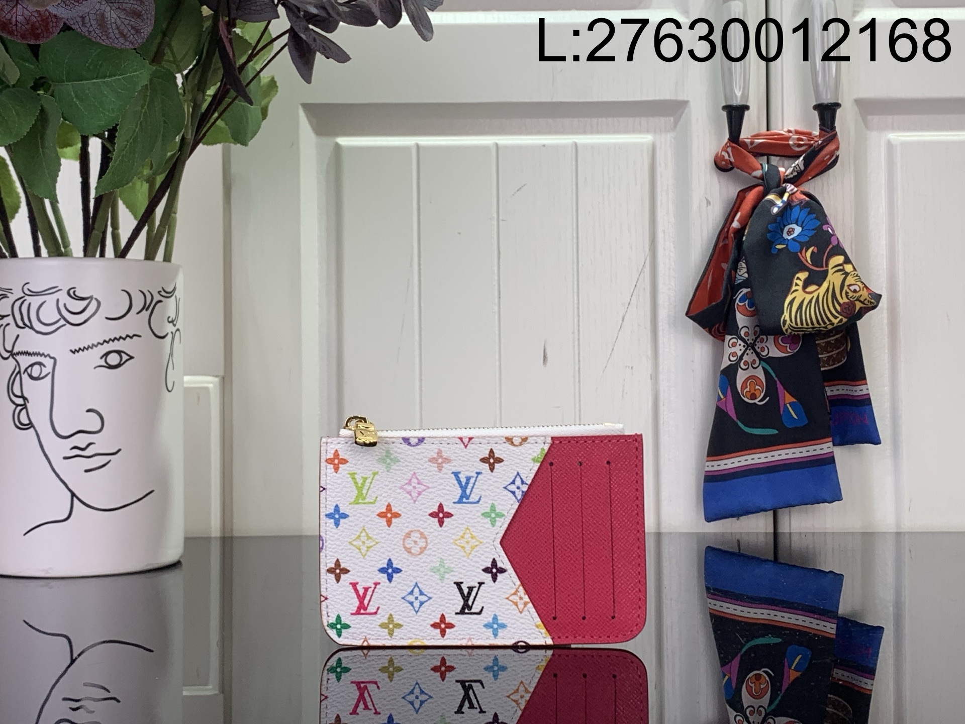 [88factory] 루이비통 LV x TM 로미 카드 홀더 화이트 M27706 8*0.8*12cm