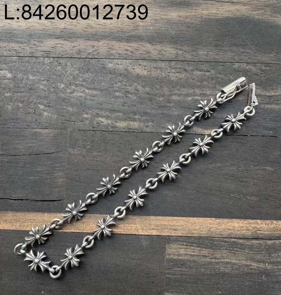 [auk셀러] 크롬하츠 Tinye 화염 십자가 팔찌