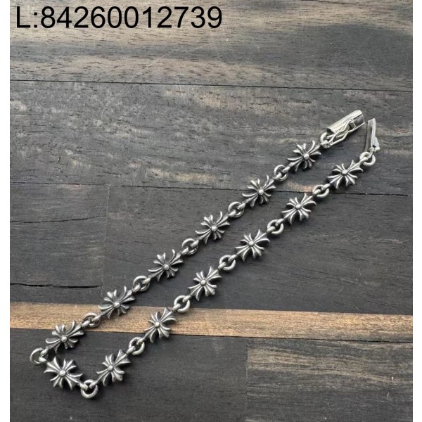 [auk셀러] 크롬하츠 Tinye 화염 십자가 팔찌