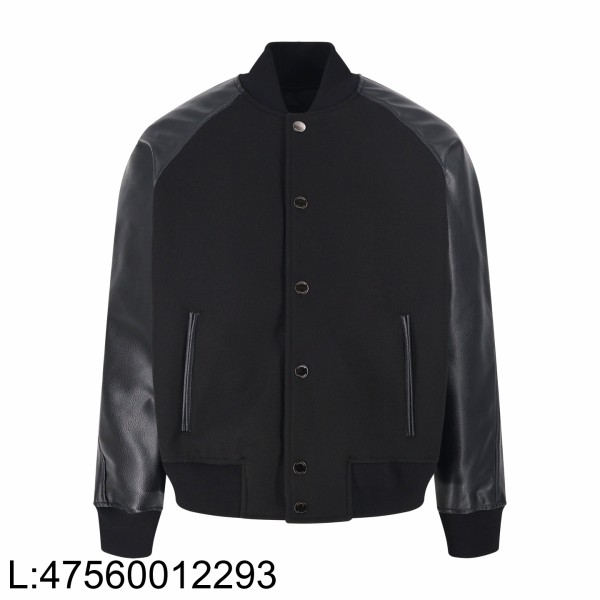 [잔디집2] 지방시 양털 뒷면 모노그램 이음 자켓 블랙