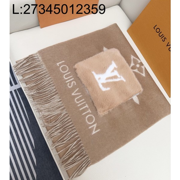 AGG 루이비통 콜드 레이캬비크 스카프 카키 190*46cm M92569 M79232 