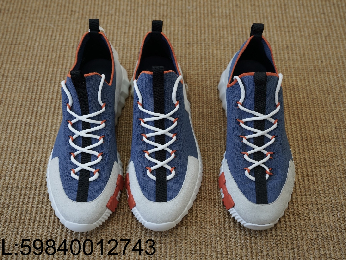 [LP공장] 에르메스 리프트 슬립온 스니커즈 블루 화이트