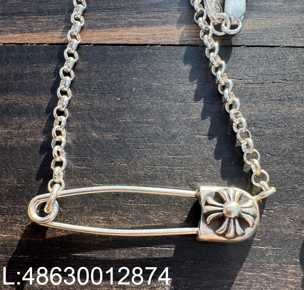 [auk셀러] 크롬하츠 옷핀 목걸이