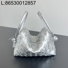 징 팩토리 보테가베네타 탑 핸들 루프 백 빈티지 실버 796615 19*12*9cm