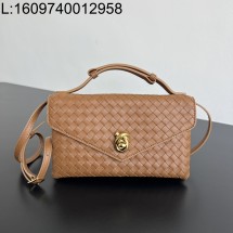 징 팩토리 보테가베네타 놋 락 817191 25*16*5.5cm 앰버