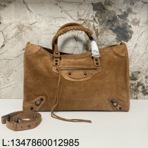 [dxg] 발렌시아가 르 시티 빅 라지 스웨이드 46*29*17cm 앰버