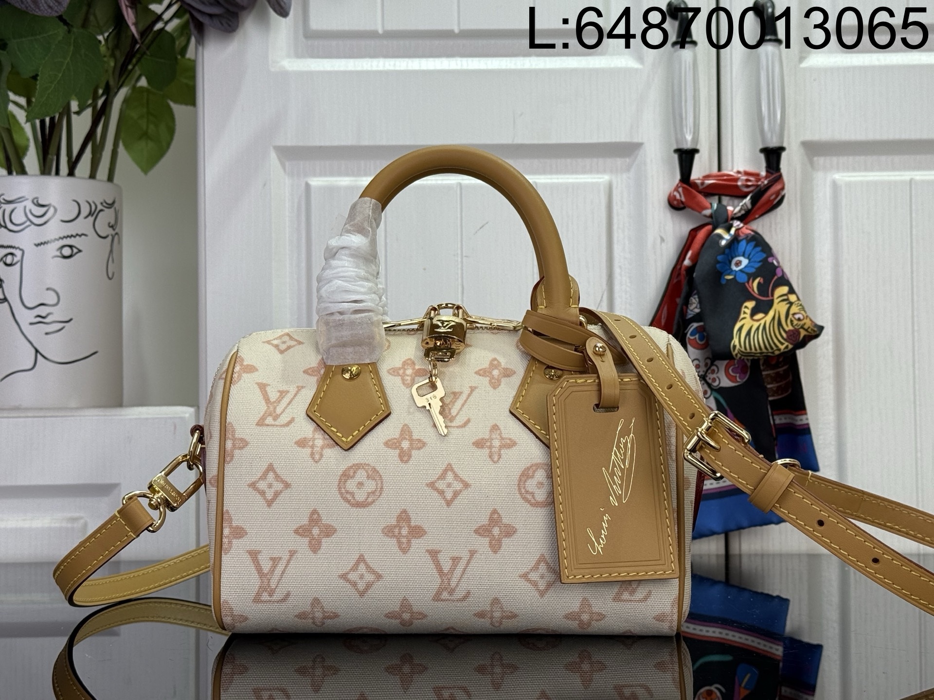 [88factory] 루이비통 스피디 반둘리에 20 M27530 20.5*13.5*12cm 아이보리