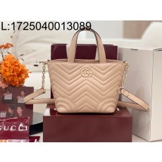 [JHL] 구찌 GG 마몽 미니 토트백 페일 핑크 847386 18*29*18cm