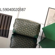 [리미티드] 고야드 보잉 토일렛백 13*12*24cm 다크 그린