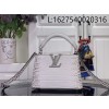 [88factory] 루이비통 카퓌신 미니 악어무늬 M94227 M48865 M88298 21*14*8cm 화이트