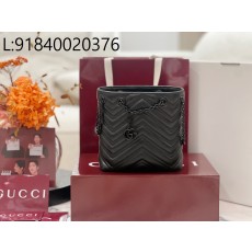 [JHL] 구찌 GG 마몽 나노 버킷백 856404 16*17*6.5cm 블랙