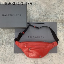 [dxg] 발렌시아가 B. 레더 벨트백 레드