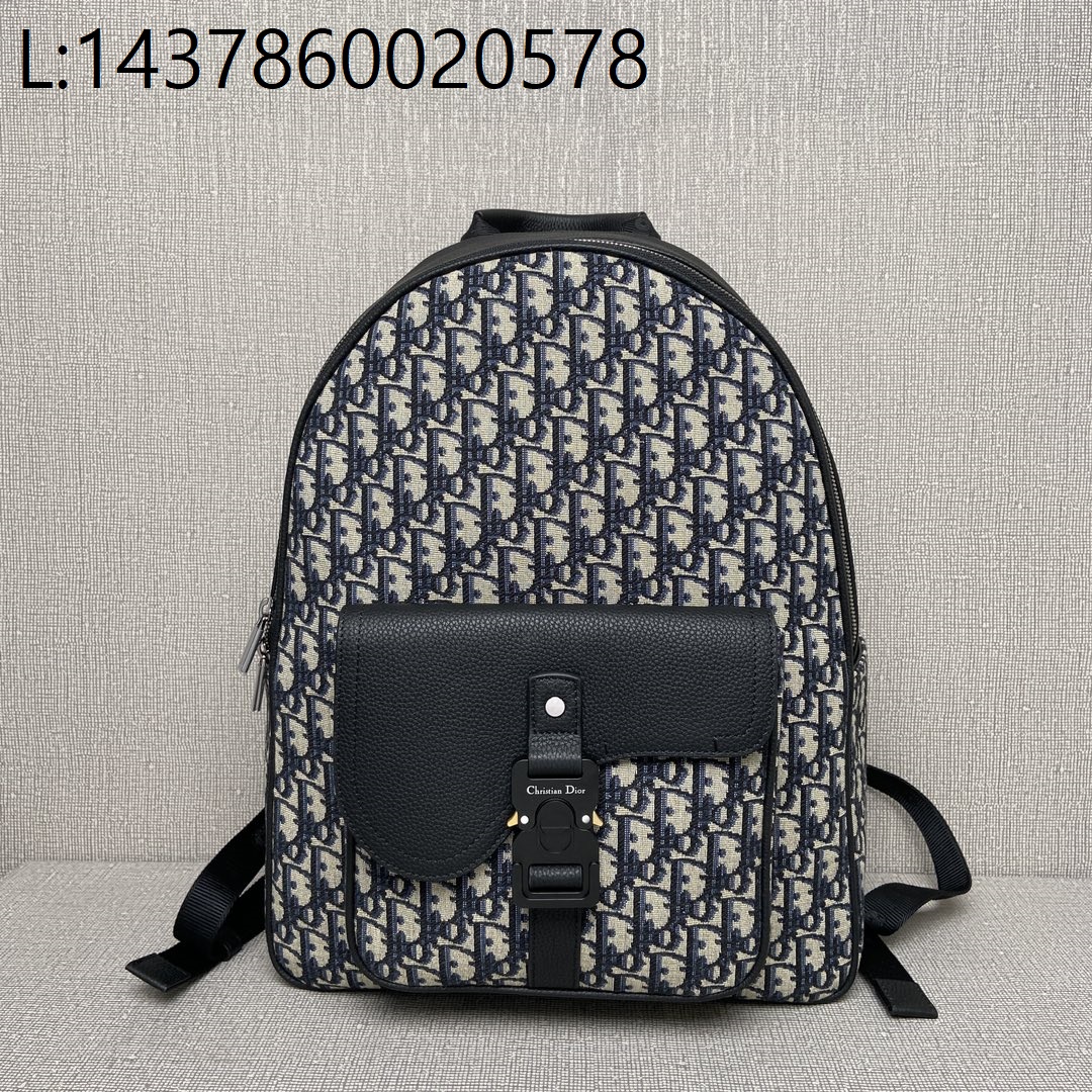 [JHL] 디올 오블리크 자카드 백팩 1ADBA212YKS 33*45*19.5cm 베이지