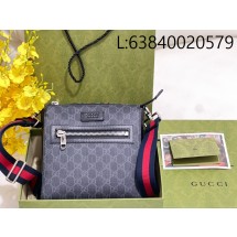 [JHL] 구찌 GG 블랙 스몰 메신저 백 GG 슈프림 523599 21*23*4cm