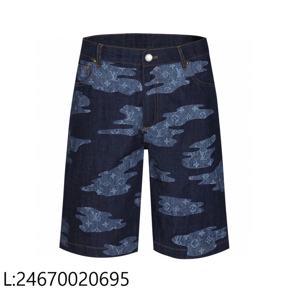 [잔디집2] 루이비통 니고 샴브레이 쇼츠 데님 반바지 1AILU6