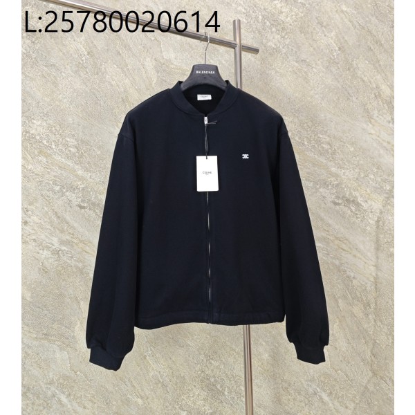 GTR공장 셀린느 코튼 플리스 테디 자켓 블랙 화이트